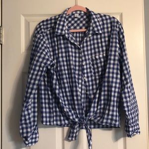 NWT Old Navy Tie-Front Shirt